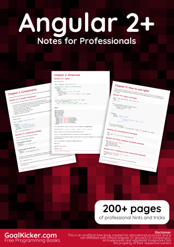 Angular2 book