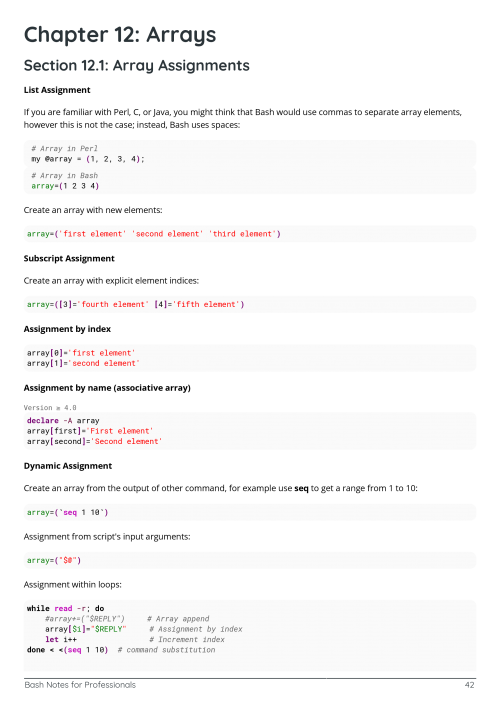 Bash Example Page 1