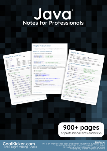 Java Notes for Professionals