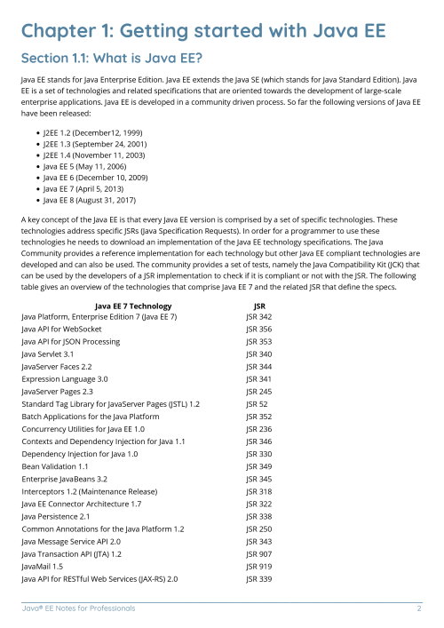 Java® EE Example Page 1