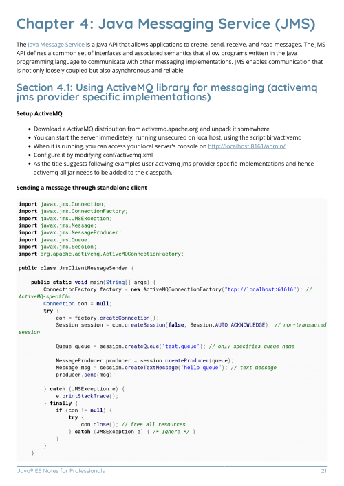 Java® EE Example Page 2