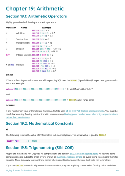 MySQL® Example Page 1
