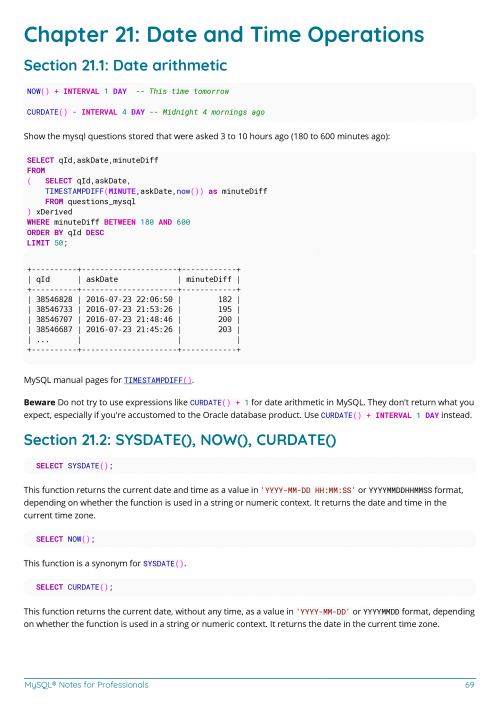 MySQL® Example Page 3
