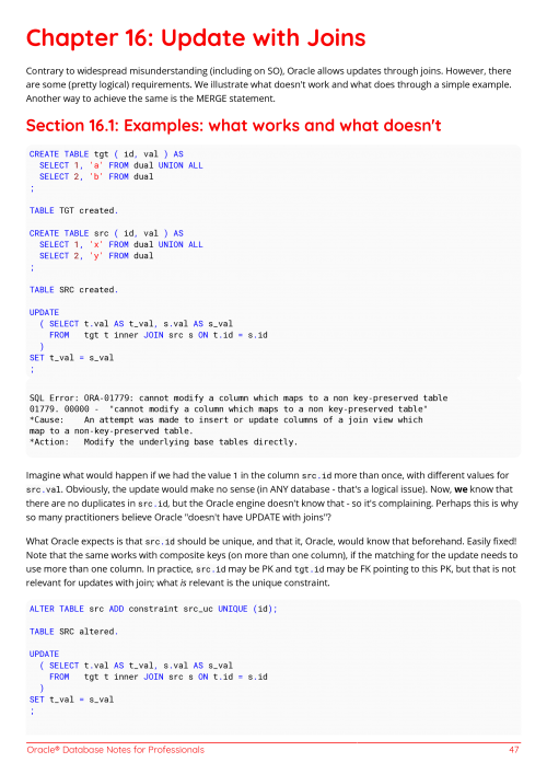 Oracle® Database Example Page 3