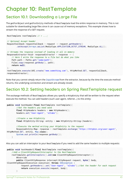 Spring® Framework Example Page 2